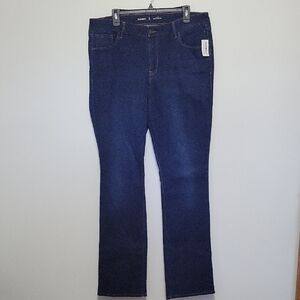 Size 16 Tall Old Navy Dark Blue Women's Kicker Bootcut Jeans Mid Rise